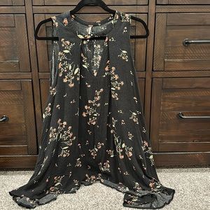 Free People Floral Tank
